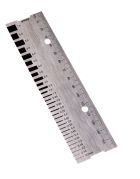 Hochwertiges Rissbreitenlineal aus Edelstahl